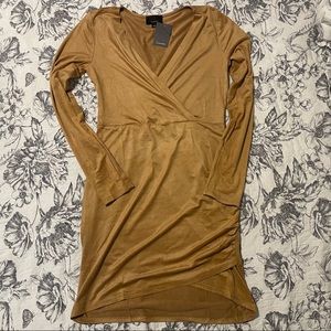 Lumiere Faux Suede Dress NWT